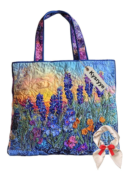 Small Quilted Tote Bag for Women, Vintage Quilt Purse Unique Large Capacity Foldable Shoulder Bag Daily Hobo Bags