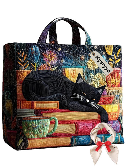 Small Quilted Tote Bag for Women, Vintage Quilt Purse Unique Large Capacity Foldable Shoulder Bag Daily Hobo Bags